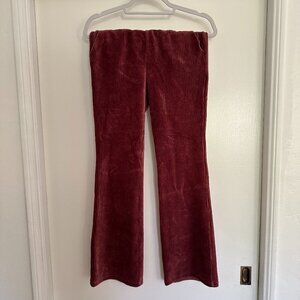 Red Corduroy Pants - XS
